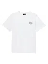 Apc A.p.c. A.p.c. White T-shirt With Embroidered Logo
