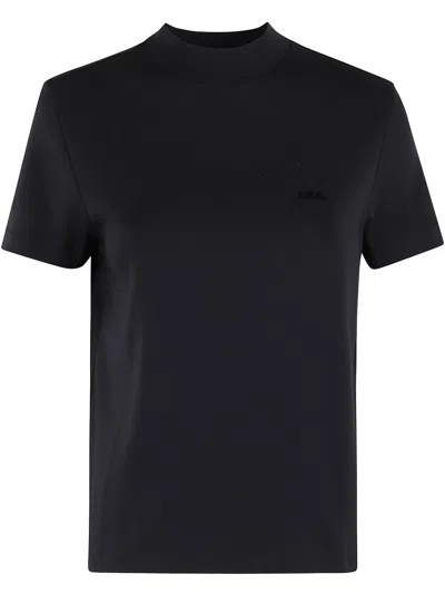 Apc Logo-print T-shirt In Black