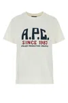 Apc A. P.c. T-shirt With Print In White