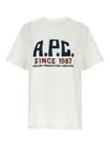 Apc A.p.c. T-shirt With Print Unisex In White