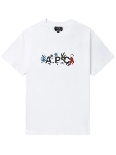 APC LOGO-PRINT T-SHIRT