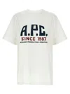 Apc A.p.c. T-shirt With Print Unisex In White