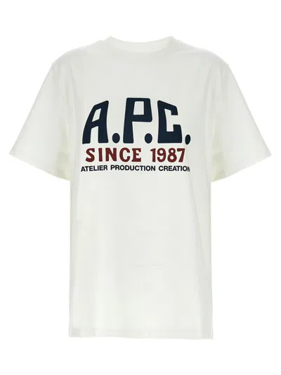 APC A.P.C. LOGO PRINT T-SHIRT