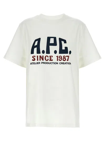 APC A.P.C. LOGO PRINT T-SHIRT