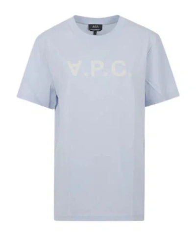 Apc Logo-print T-shirt In White