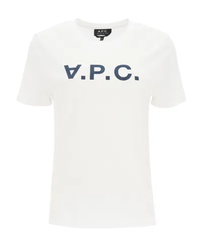 APC A.P.C. LOGO PRINT CREWNECK T-SHIRT