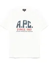 Apc A. P.c. Logo-print T-shirt In White
