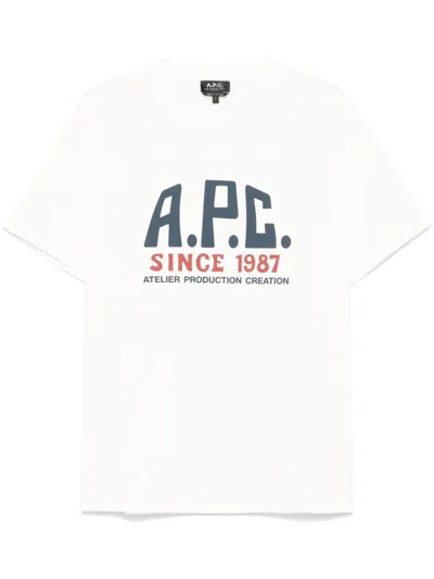 APC LOGO-PRINT T-SHIRT