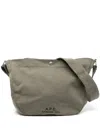 Apc Jurnal Satchel Bag Woman Khaki In Green