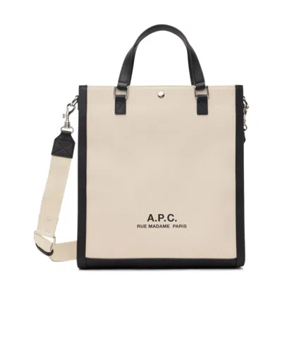 Apc Off-white Camille 2.0 Tote In Lzz Black