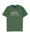 A.p.c. A. P.c. T-shirt Con Logo In Green