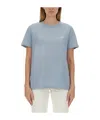 Apc A.p.c. Logo Printed Crewneck T-shirt In Multicolor