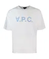 Apc White Oversized T-shirt With Vpc Print In White