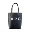 Apc Multicolor Denim And Fabric Axel Shoulder Bag In Black