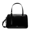 Apc A.p.c. Black Shoulder Bag With Versatile Carrying Options In Black
