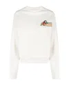 Apc Logo Printed Sweater In White