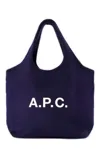 Apc Shoulder Bag A.p.c. Woman Color Denim In Iak Dark Navy