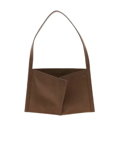 Apc Logo Shoulder Bag In Green