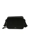 Apc Logo-stamp Messenger Bag In Black