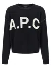Apc Logo-lettering Sweater In Black