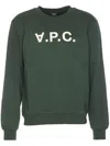 Apc A.p.c. Sweaters In Green