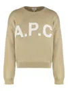 Apc Logo Sweater In Neutral
