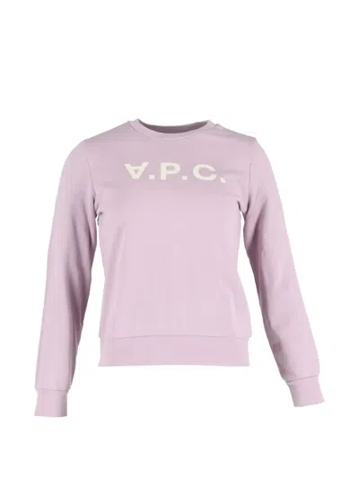Pre-owned Apc Logo Sweater In Purple