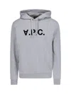 Apc Logo Sweatshirt In Gray