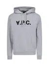 Apc Logo Sweatshirt In Gray