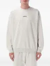 Apc Asics Logo Detail Crewneck Sweatshirt In Grey