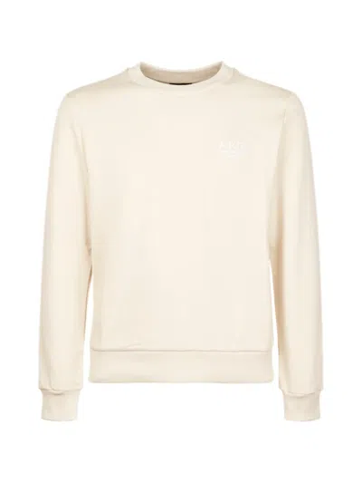Apc Logo Sweatshirt In Gray