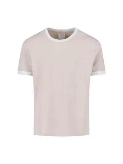 Apc Logo T-shirt In Neutral