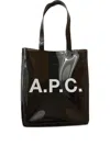 Apc Logo Tote Bag In Black