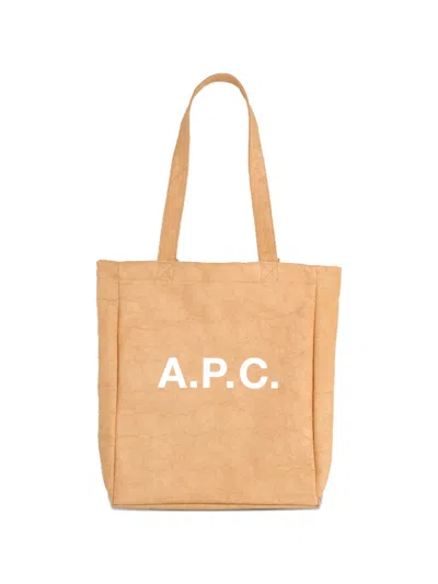 Apc Lou Tote Bag In Neutral