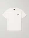 A.p.c. Rue Madame Organic Cotton Jersey T Shirt In White