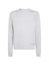 A.p.c. Logo-embroidered Wool Sweater In White