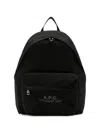 A.p.c. Logo-print Backpack In Black