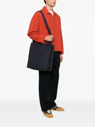 A.p.c. Logo-print Tote Bag In Black