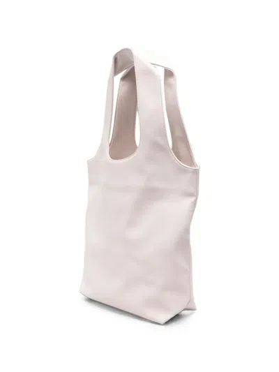 A.p.c. Logo-print Tote Bag In Neutral
