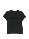 A.p.c. A. P.c. Logo-print T-shirt In Black