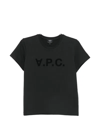 A.P.C. LOGO-PRINT T-SHIRT