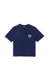 A.p.c. Logo-print T-shirt In Blue