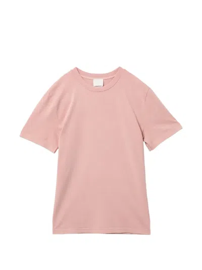 A.p.c. Logo-print T-shirt In Pink