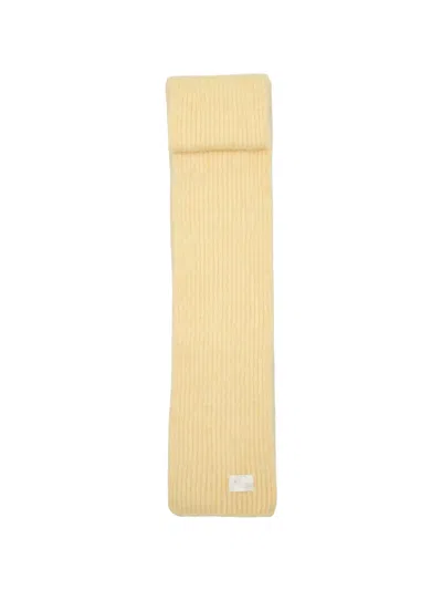 A.p.c. Alpaca-wool Blend Scarf One Size Light Yellow