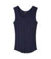 Apc Lolita Ribbed Tank Top In Blue