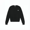 Apc Long-sleeve Black Sweater With Subtle Branding In Black