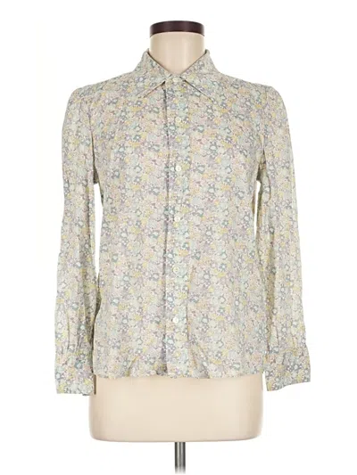 Pre-owned A.p.c. Long Sleeve Blouse In Ivory