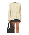 Apc A.p.c. Long Sleeve Buttoned Jacket In Neutral