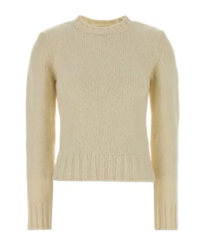 Apc A.p.c. Long Sleeve Crewneck Jumper In Neutral