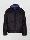Apc Long Sleeve Hooded Sweater With Embroidered Logo In Black